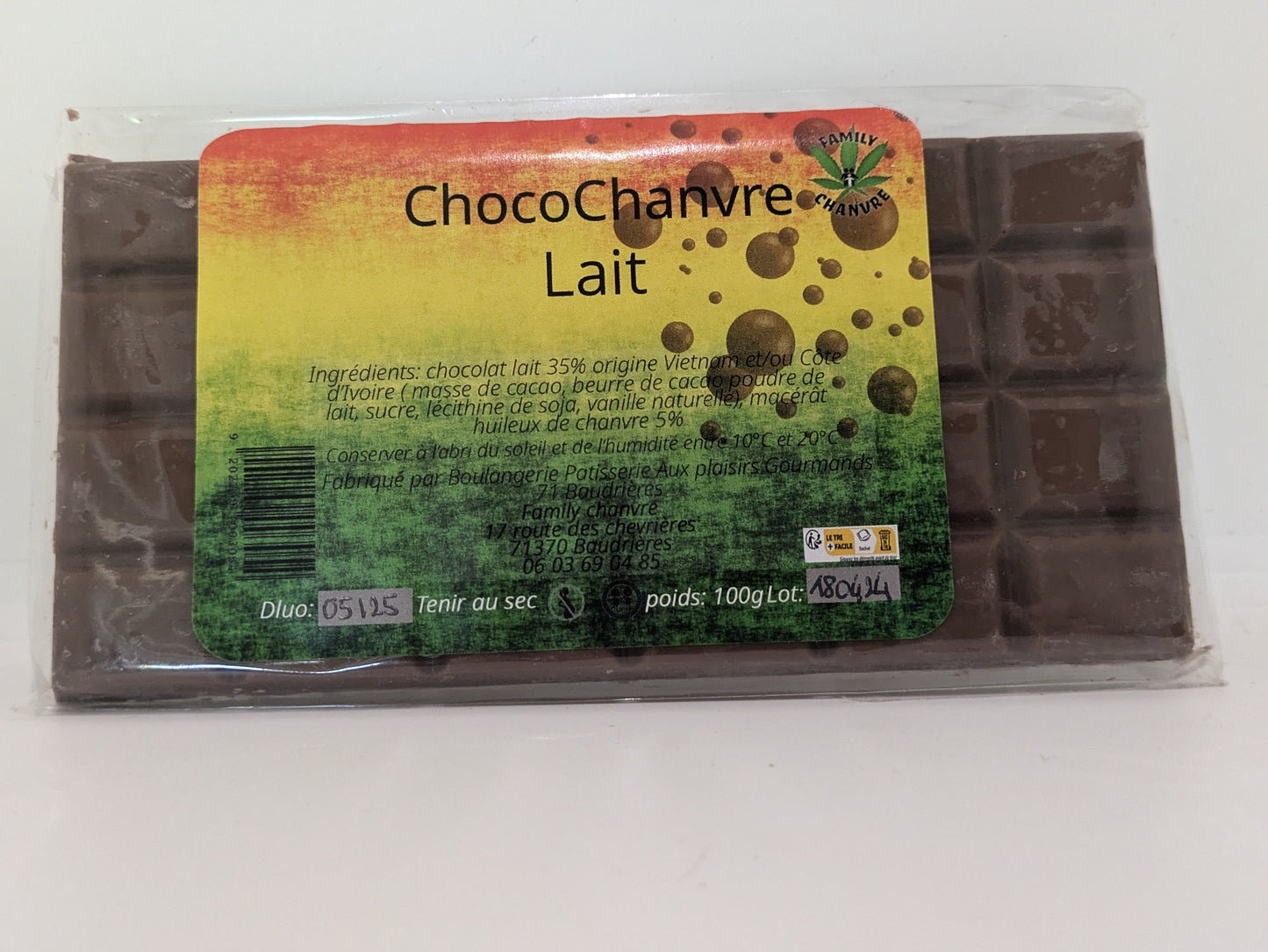 Chocochanvre lait