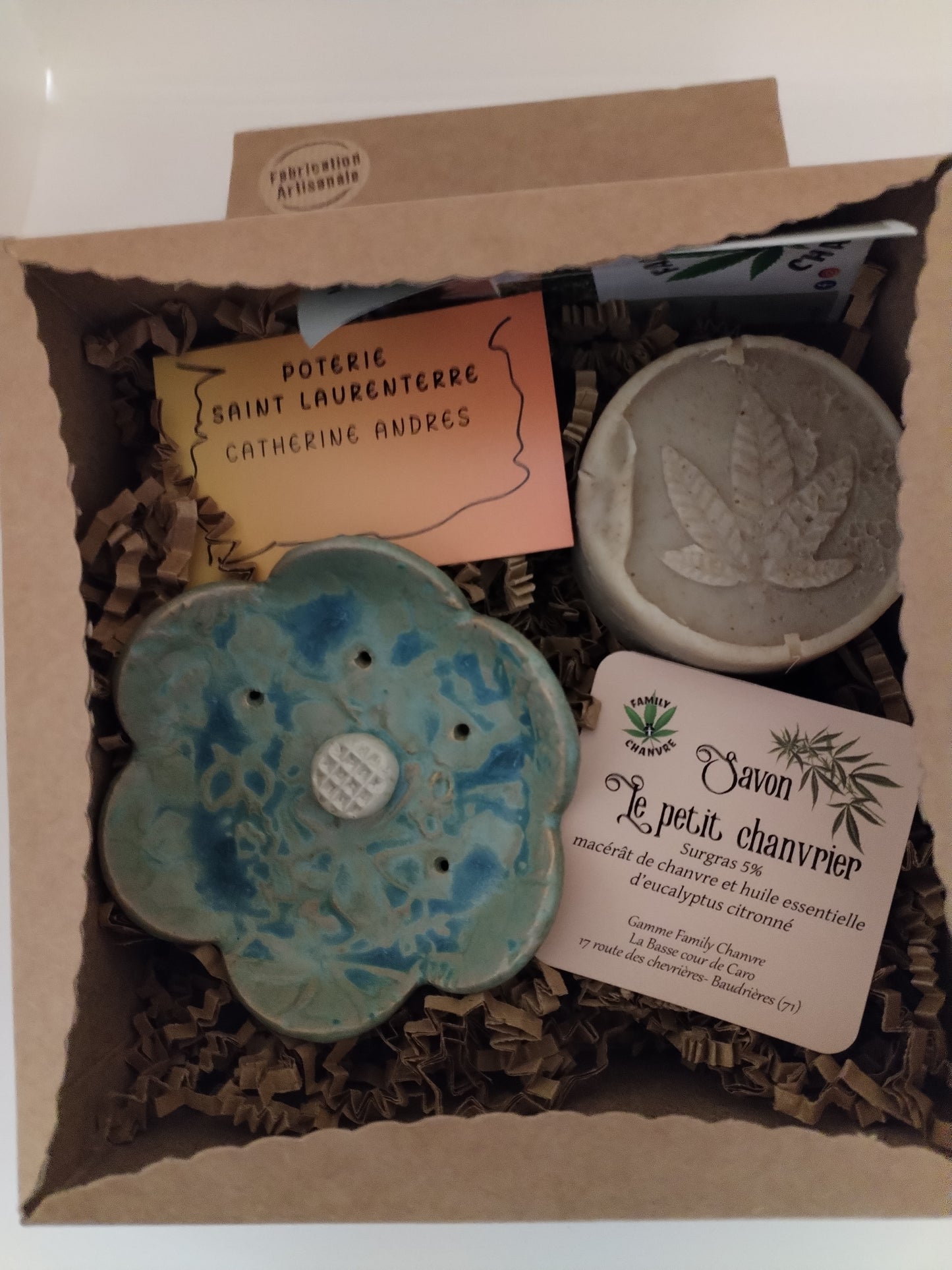 Coffret porte savon + savon Le Petit Chanvrier