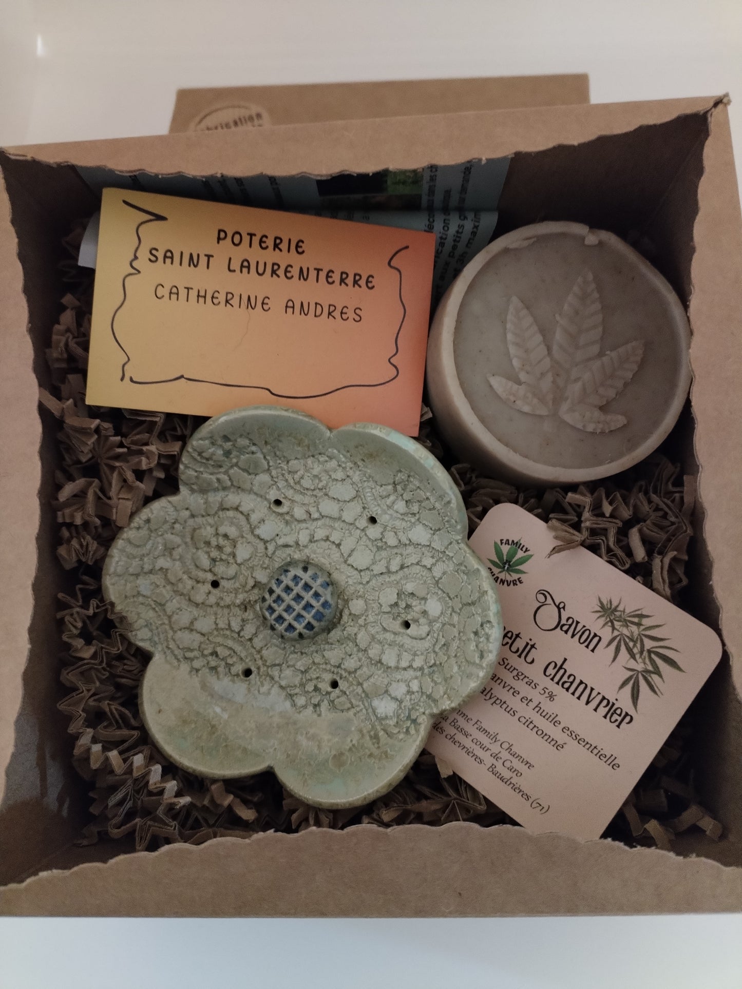 Coffret porte savon + savon Le Petit Chanvrier