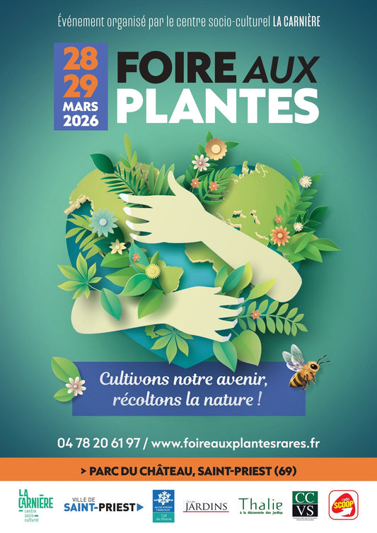 Foire aux plantes à St Priest (69) 28-29 mars