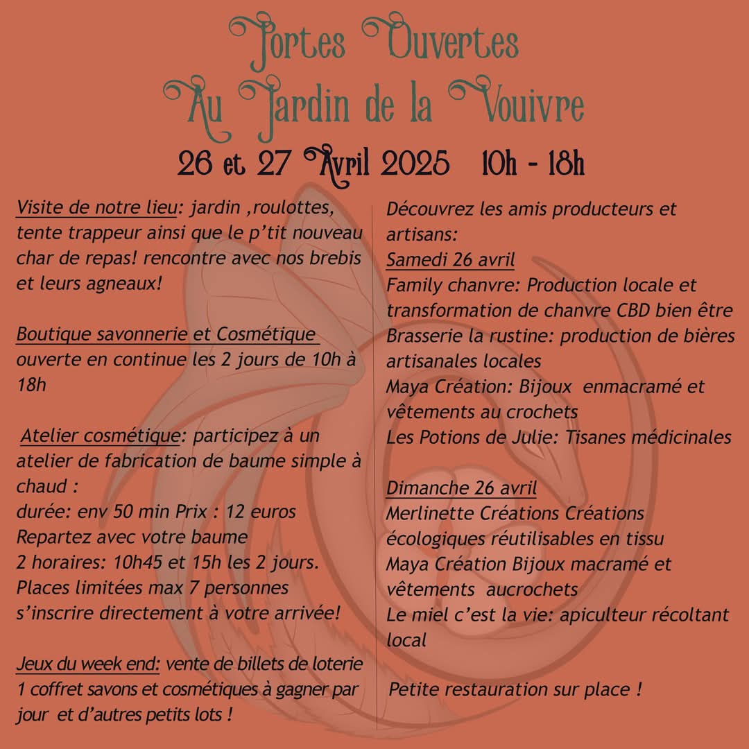 Porte ouverte au Jardin de la Vouivre