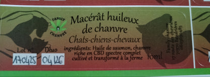 Macérât huileux spécial animaux