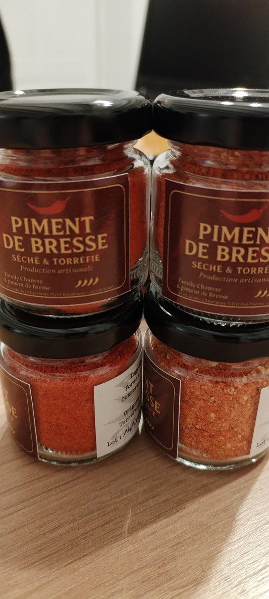 Piment de Bresse - poudre fine/poudre paillette