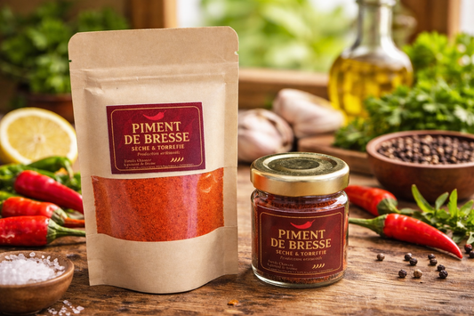PIMENT DE BRESSE – Séché & torréfié | Caractère & terroir